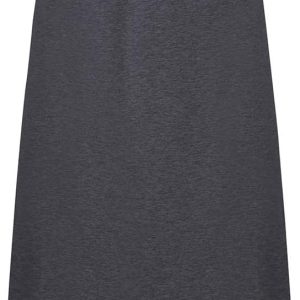 Womens Warm Fleece Lined Long Jersey Skirts Elastic Waist A Line Flared Winter Skirt